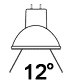 12 degree spot MR16
