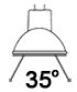 35 degree flood light
