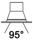 95 degree beam angle