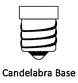 Candelabra (E12) Base