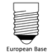 European (E14) Base