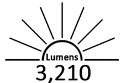 3210 Lumens