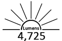 4725 Lumens