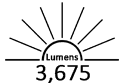 3675 Lumens