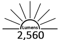 2560 Lumens