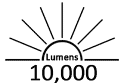 10,000 Lumens