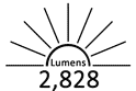 2828 Lumens