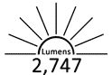 2747 Lumens
