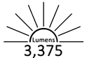 3375 Lumens