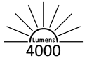 4,000 Lumens