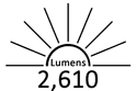 2,610 Lumens