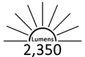 2,350 Lumens