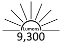 9,300 Lumens