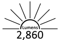 2,860 Lumens