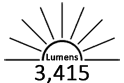 3,415 Lumens
