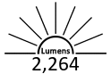 2,264 Lumens