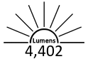 4,402 Lumens