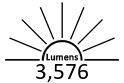 3,576 Lumens