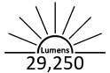 29,250 Lumens