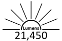 21,450 Lumens