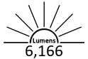 6,166 Lumens