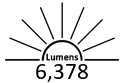 6,378 Lumens
