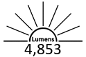 4,853 Lumens