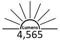 4,565 Lumens
