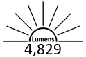 4,829 Lumens