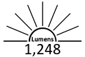 1,248 Lumens