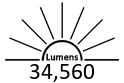 34,560 Lumens