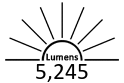 5,245 Lumens