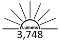 3,748 Lumens