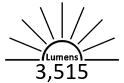 3,515 Lumens
