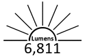 6,811 Lumens