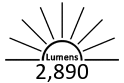 2,890 Lumens