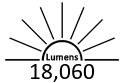 18060 Lumens