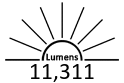 11,311 Lumens