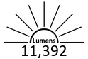 11,392 Lumens