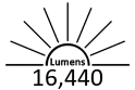 16,440 Lumens