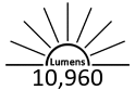 10,960 Lumens