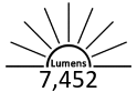 7,452 Lumens