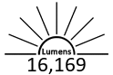 16,169 Lumens