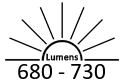 680 - 730 Lumens