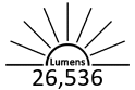 26,536 Lumens