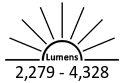 2,279 - 4,328 Lumens
