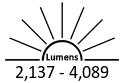 2,137 - 4,089 Lumens