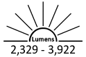2,329 - 3,922 Lumens