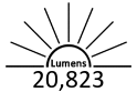 20,823 Lumens