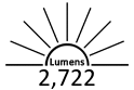 2,722 Lumens